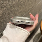 Luxury Bling Glitter Clear Shockproof Armor Case For iPhone 17