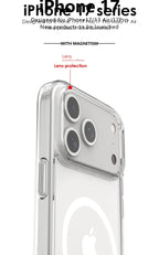 Shockproof MagSafe Clear Magnetic Case for iPhone 17