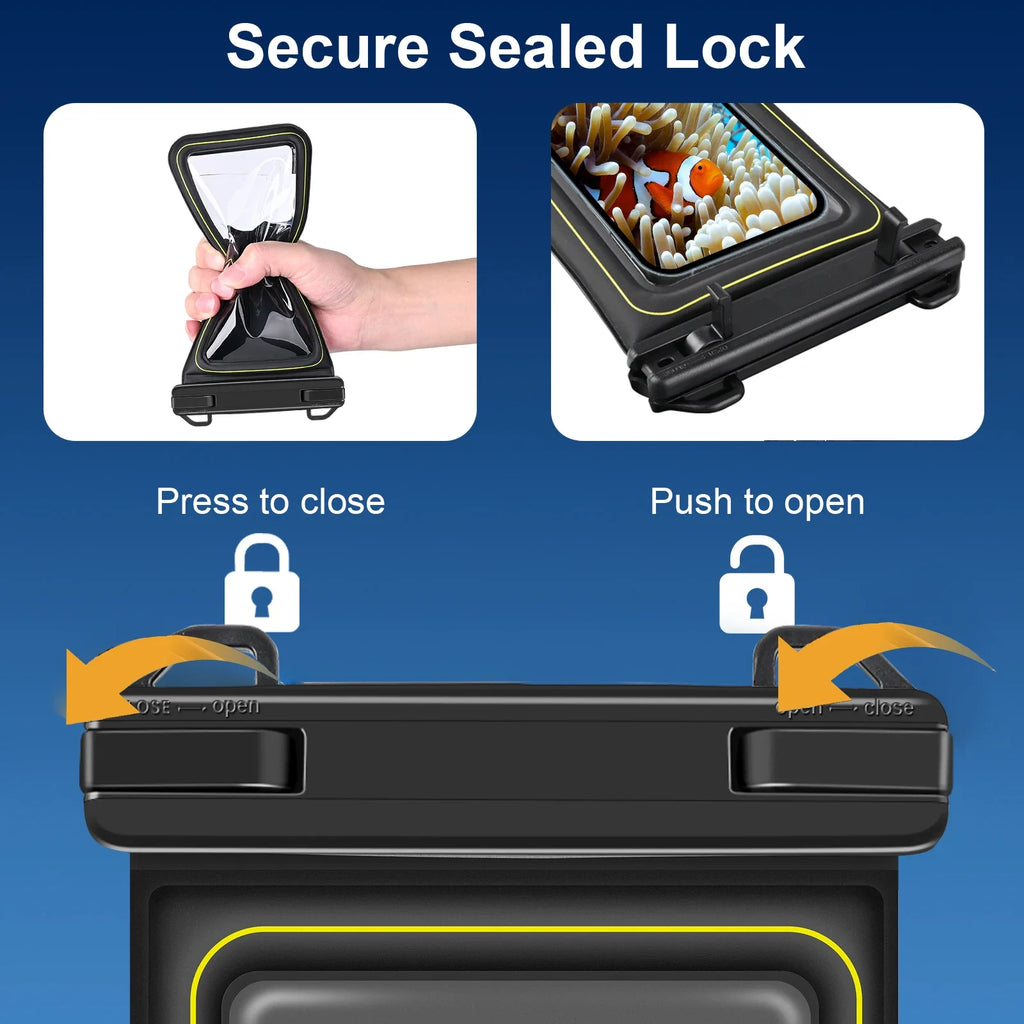 Waterproof Phone Bag with Crossbody Strap for iPhone 17