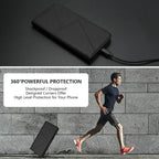 Mganetic Leather Texture Wallet Coque For iPhone 17